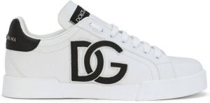 Dolce & Gabbana Portofino logo-print low-top sneakers White
