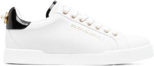 Dolce & Gabbana Portofino low-top leather sneakers White