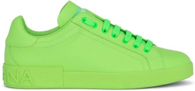 Dolce & Gabbana Portofino low-top sneakers Green