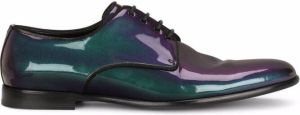 Dolce & Gabbana Raffaello iridescent Derby shoes Green