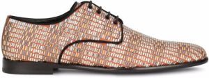 Dolce & Gabbana Raffaello rhinestone Derby shoes Orange