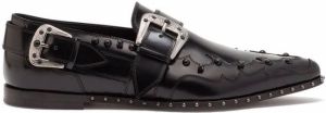 Dolce & Gabbana rhinestone-embellished monk shoes Black
