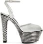 Dolce & Gabbana 150mm rhinestone-embellished platform sandals Silver - Thumbnail 1