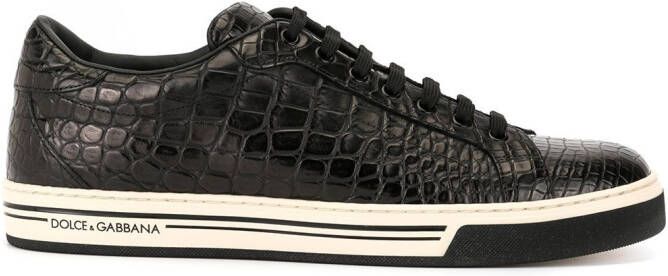 Dolce & Gabbana Rome leather sneakers Black