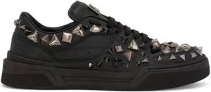 Dolce & Gabbana Roma stud-embellished low-top sneakers Black
