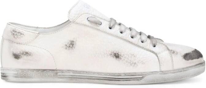 Dolce & Gabbana Saint Tropez leather sneakers White