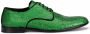 Dolce & Gabbana sequin-embellished lace-up shoes Green - Thumbnail 1