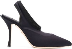 Dolce & Gabbana sling-back pointed pumps Blue