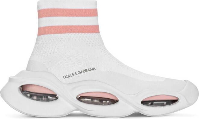 Dolce & Gabbana sock-style sneakers White