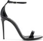 Dolce & Gabbana strap100mm patent-leather sandals Black - Thumbnail 1
