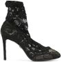 Dolce & Gabbana stretch lace boots Black - Thumbnail 1