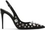 Dolce & Gabbana studded slingback 105mm pumps Black - Thumbnail 1