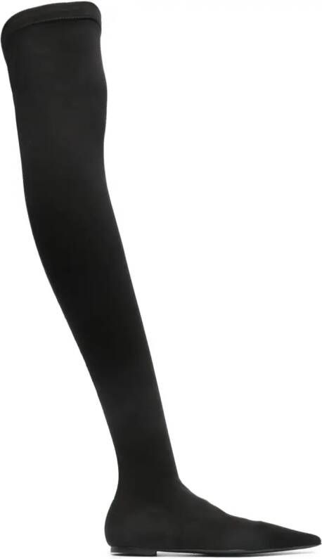 Dolce & Gabbana thigh-high flat boots Black