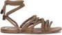 Dolce & Gabbana tie-fastening rope sandals Brown - Thumbnail 1