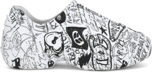 Dolce & Gabbana Toy graffiti-print low-top sneakers White