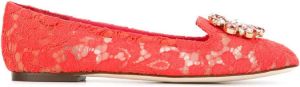 Dolce & Gabbana Vally slippers Red