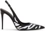 Dolce & Gabbana zebra-print slingback pumps Blue - Thumbnail 1