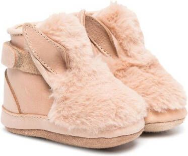 Donsje Bunny Ears shearling booties Neutrals