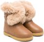 Donsje faux-fur ankle boots Brown - Thumbnail 1