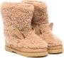 Donsje slip-on faux fur boots Brown - Thumbnail 1