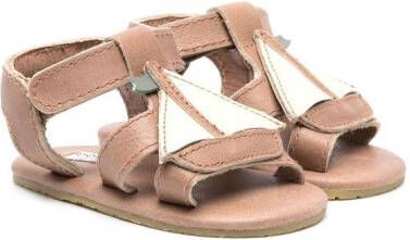 Donsje touch-strap open-toe sandals Brown