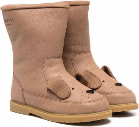 Donsje Wadudu animal pop-ears boots Brown