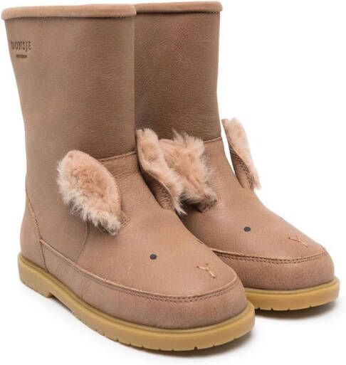 Donsje Wadudu bunny-shaped boots Neutrals