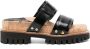 Dorothee Schumacher 60mm double-strap leather sandals Black - Thumbnail 1