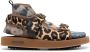 Doublet animal-foot layered sandals Brown - Thumbnail 1
