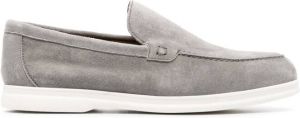 Doucal's 20mm suede loafers Grey