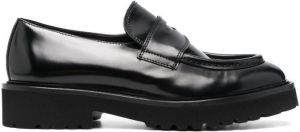Doucal's 40mm chunky penny loafers Black