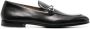 Doucal's almond-toe leather loafers Black - Thumbnail 1