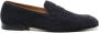 Doucal's almond-toe suede loafers Blue - Thumbnail 1