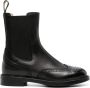 Doucal's brogue-detail leather ankle boots Black - Thumbnail 1
