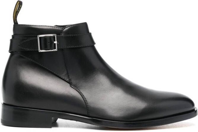 Doucal's buckle-detail ankle boots Black
