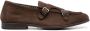 Doucal's buckle-fastening suede monk shoes Brown - Thumbnail 1