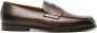 Doucal's burnished-finish leather loafers Brown - Thumbnail 1