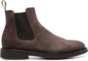 Doucal's calf-suede ankle boots Brown