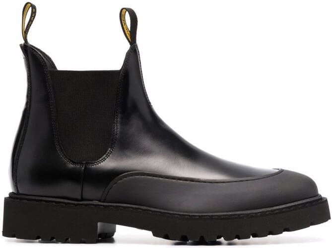 Doucal's elasticated side-panel boots Black