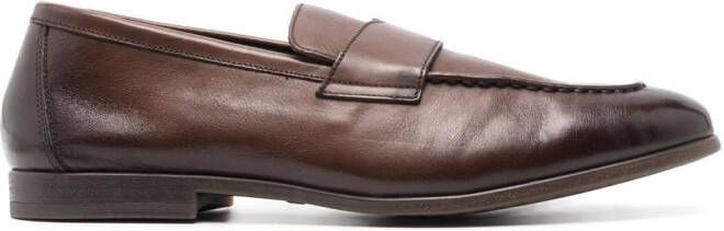 Doucal's Harley leather loafers Brown