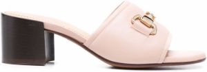 Doucal's horsebit detail sandals Pink