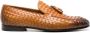 Doucal's interwoven leather loafers Brown - Thumbnail 1