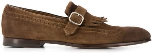 Doucal's Kilty monk shoes Brown