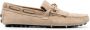 Doucal's lace-up fringed suede loafers Neutrals - Thumbnail 1