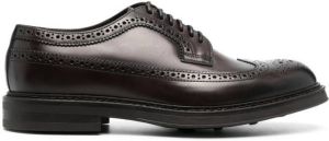 Doucal's lace-up leather brogues Brown