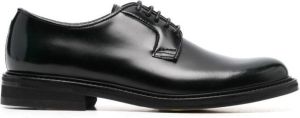Doucal's lace-up leather Derby shoes Black