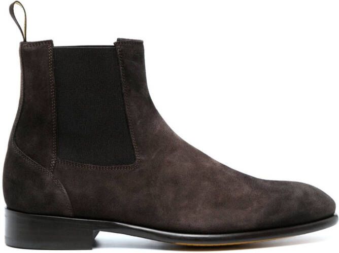 Doucal's leather ankle boots Brown