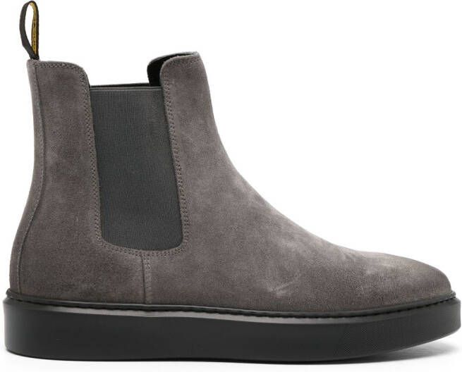 Doucal's leather Chelsea ankle boots Grey