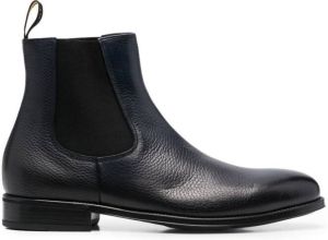 Doucal's leather Chelsea boots Blue