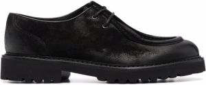 Doucal's leather lace-up shoes Black